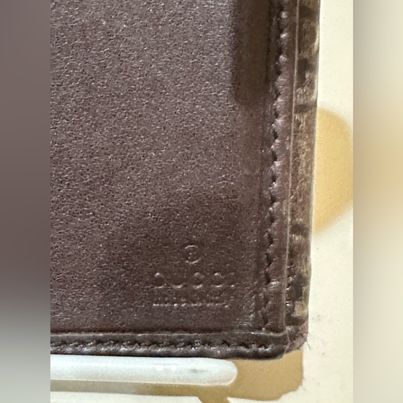 Gucci Guccissma Brown Leather Long Wallet - Picture 8 of 9